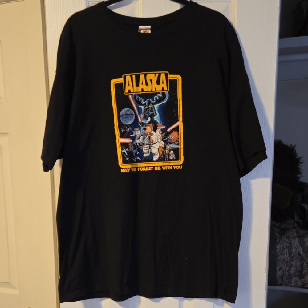 Alaska Graphic Black T-Shirt